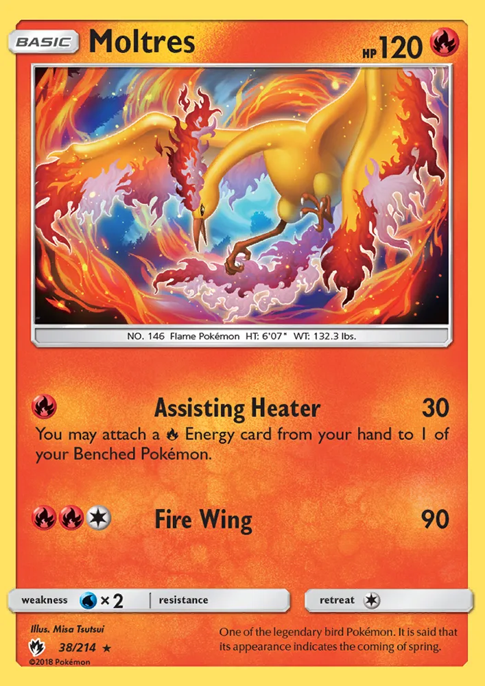 Moltres · Lost Thunder 38/214