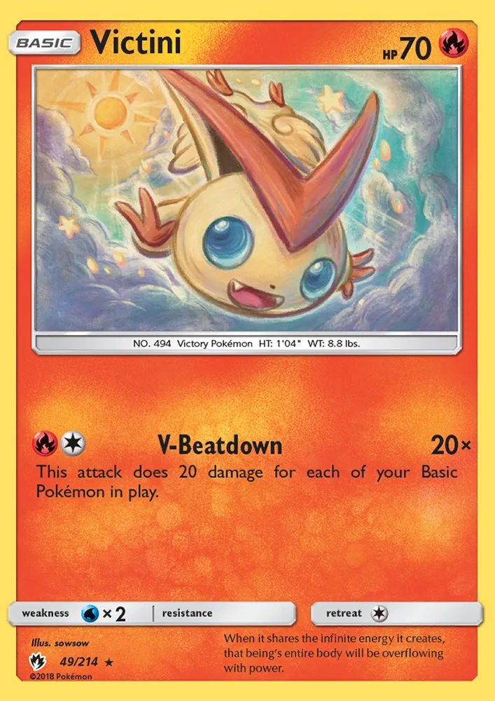 Victini · Lost Thunder 49/214