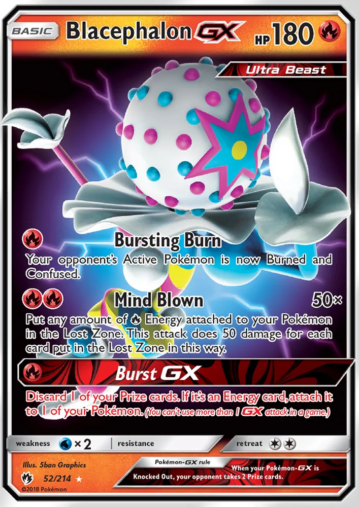 Blacephalon GX · Lost Thunder 52/214