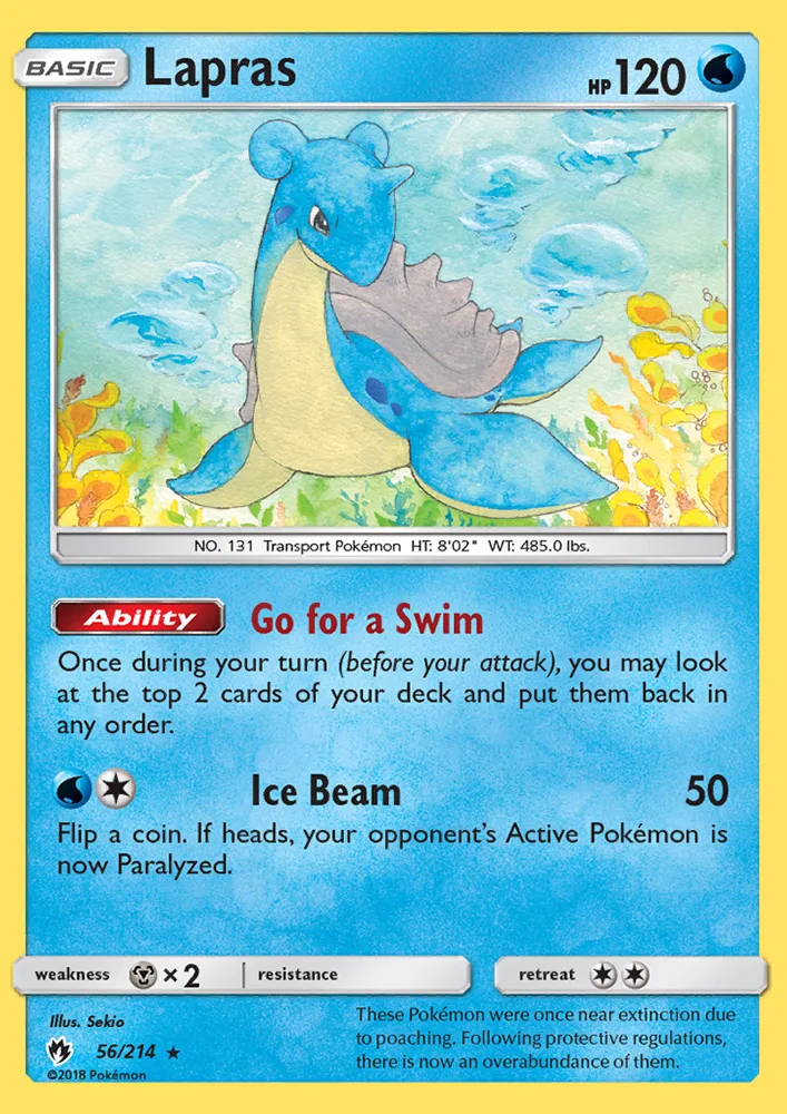 Lapras · Lost Thunder 56/214