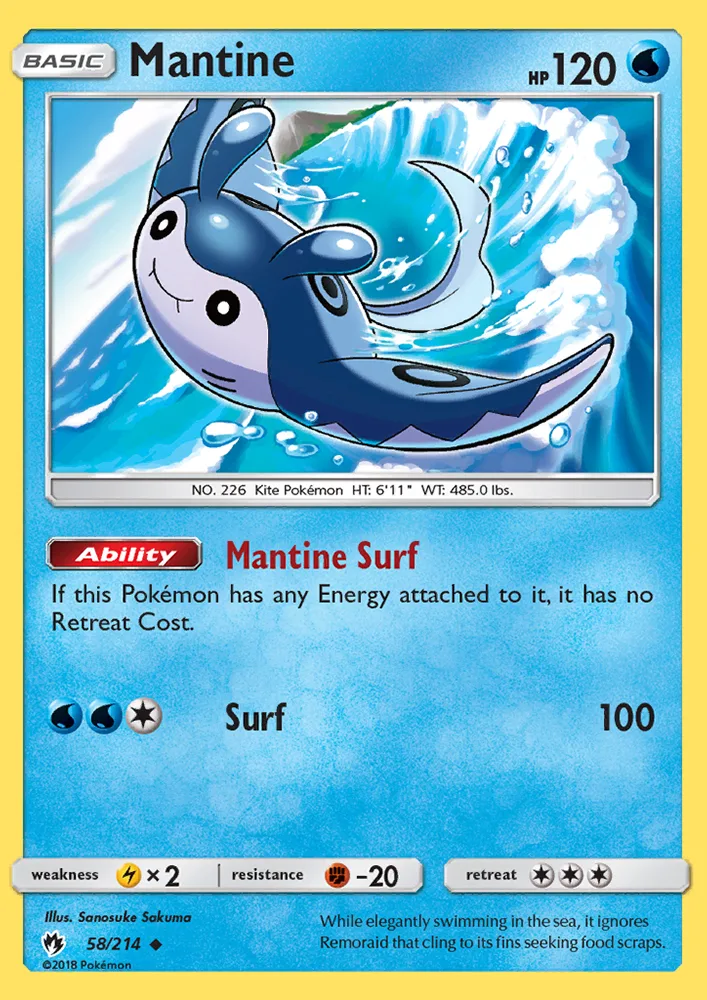 Mantine · Lost Thunder 58/214