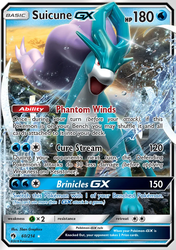 Suicune GX · Lost Thunder 60/214