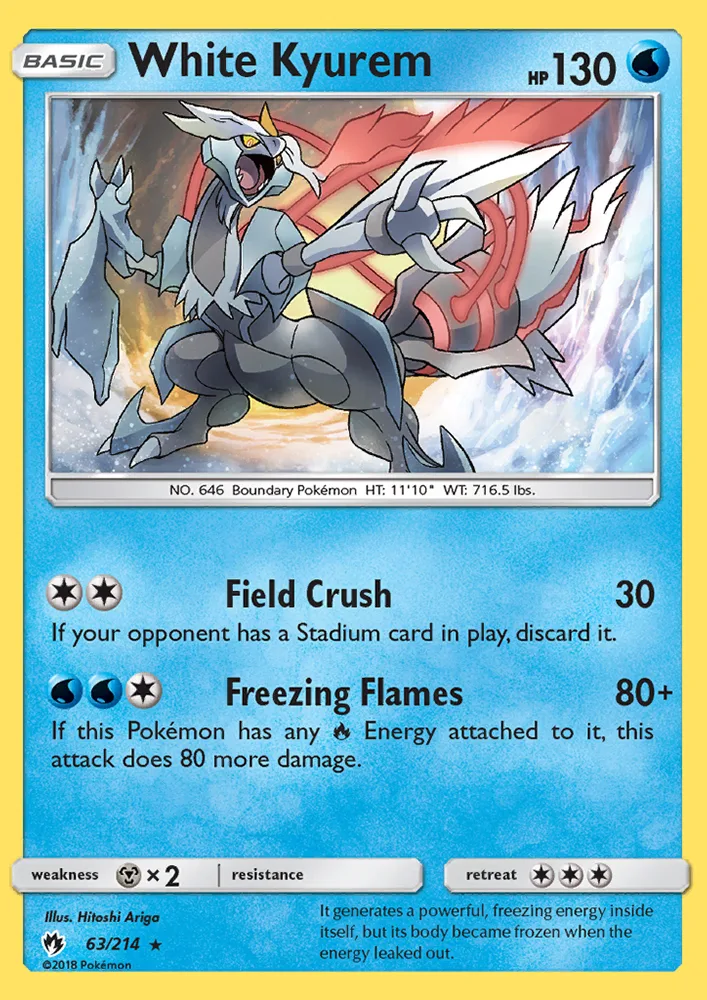 White Kyurem · Lost Thunder 63/214