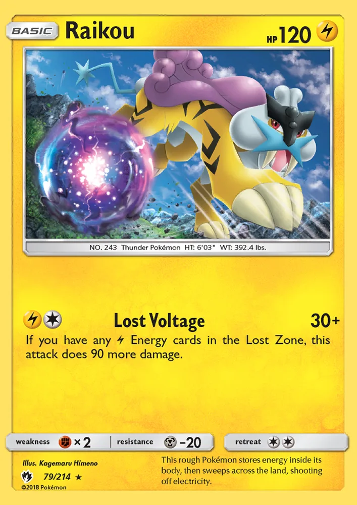 Raikou · Lost Thunder 79/214