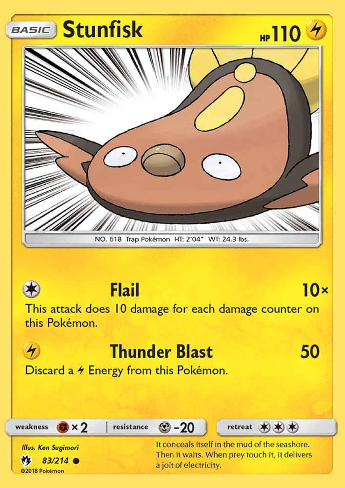 Stunfisk · Lost Thunder 83/214