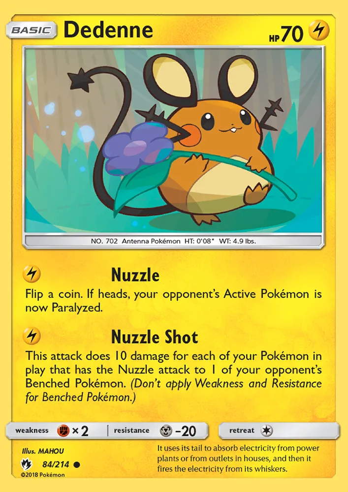 Dedenne · Lost Thunder 84/214