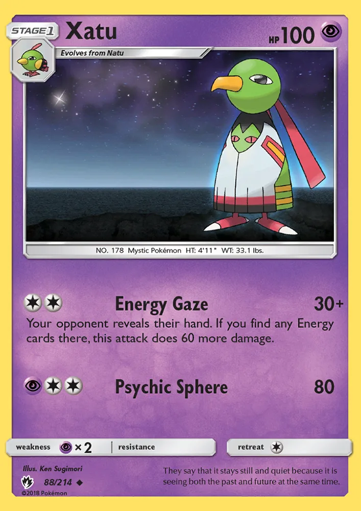 Xatu · Lost Thunder 88/214