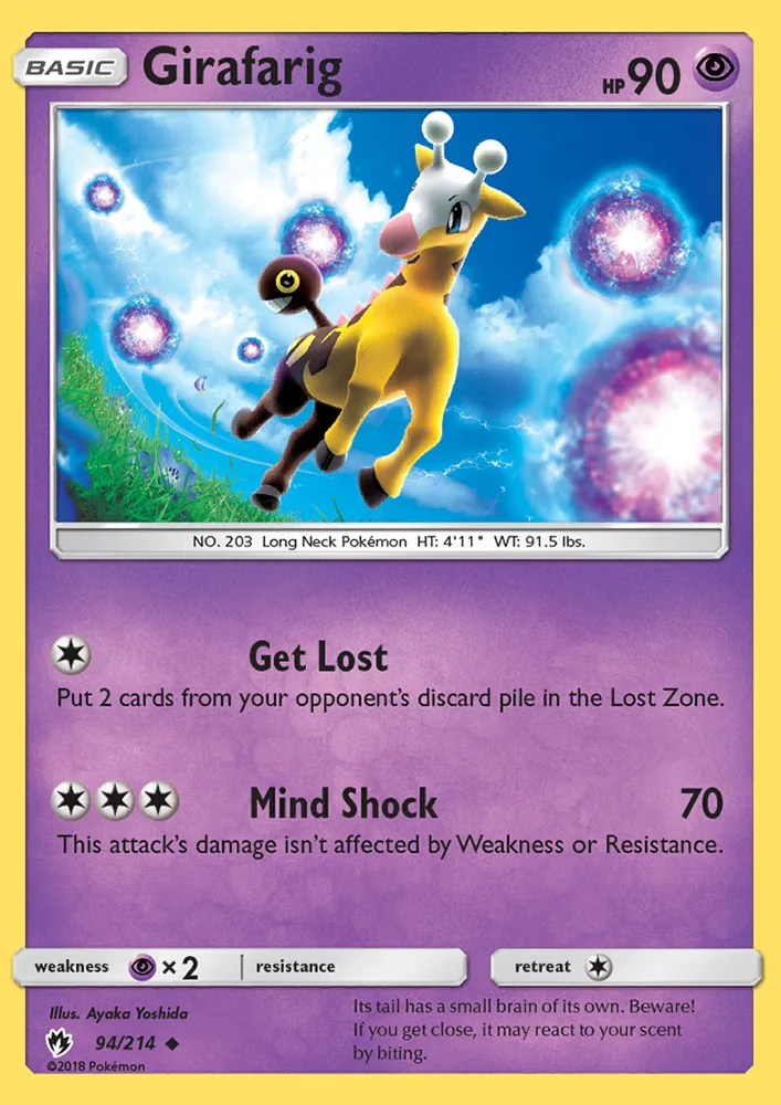 Girafarig · Lost Thunder 94/214