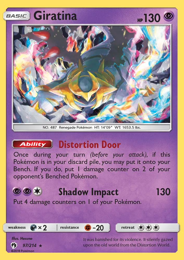 Giratina · Lost Thunder 97/214