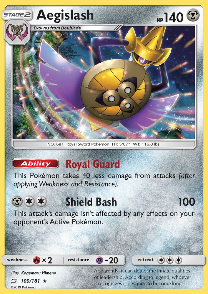 Aegislash · Team Up 109/181