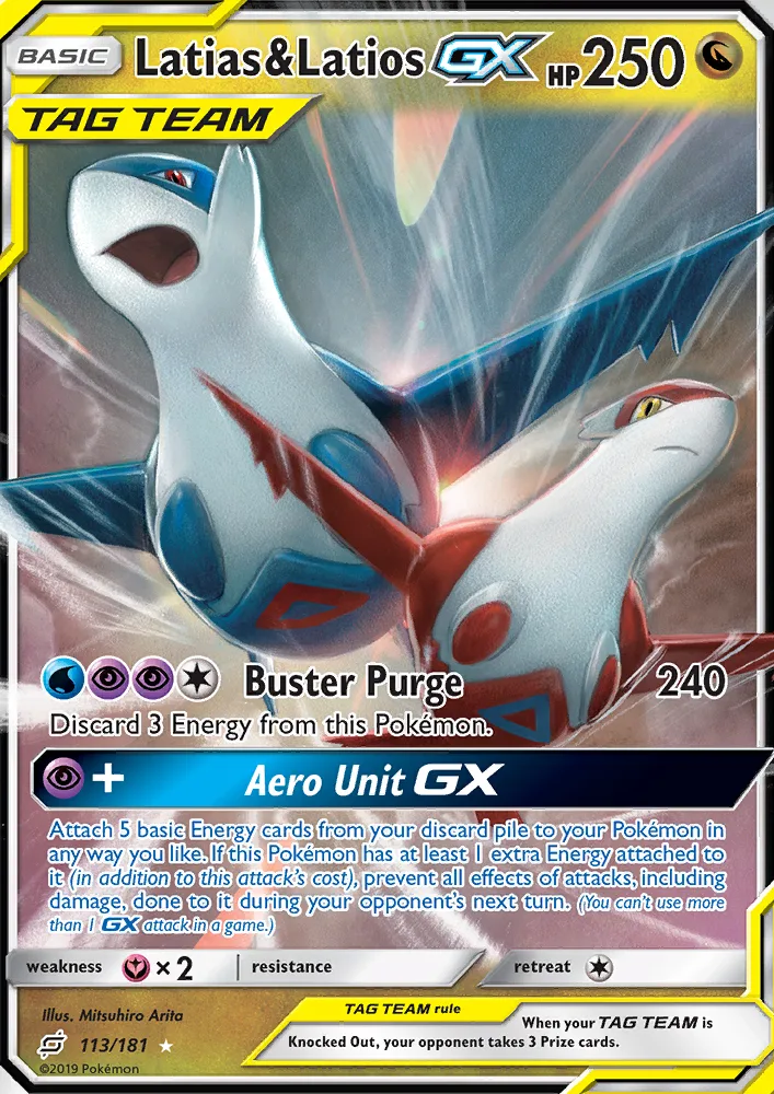 Latias & Latios GX · Team Up 113/181