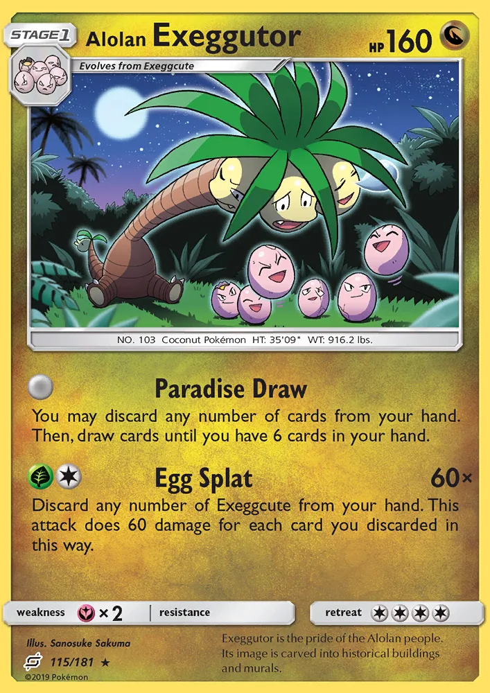 Alolan Exeggutor · Team Up 115/181