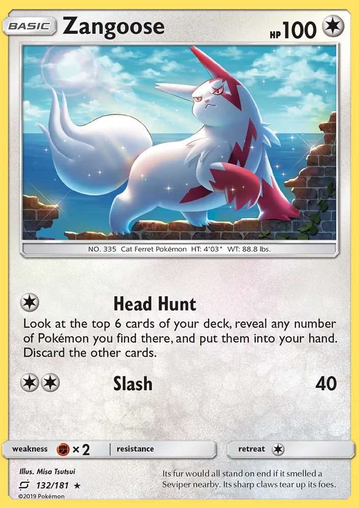 Zangoose · Team Up 132/181