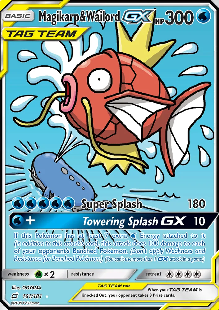 Magikarp & Wailord GX · Team Up 161/181