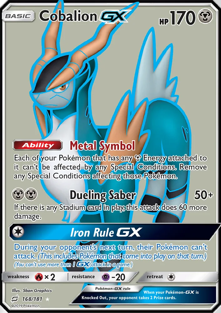 Cobalion GX · Team Up 168/181