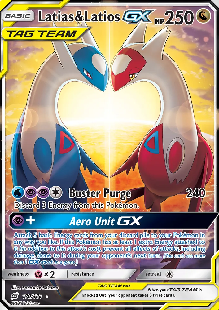 Latias & Latios GX · Team Up 170/181