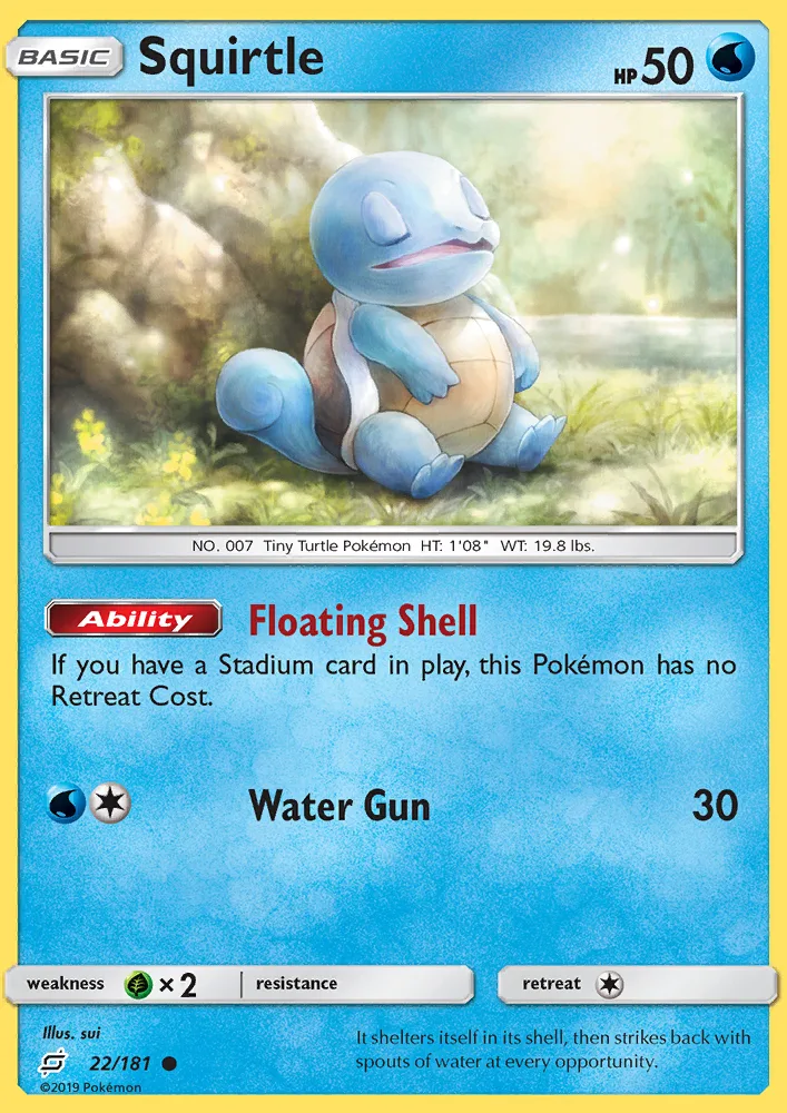 Squirtle · Team Up 22/181