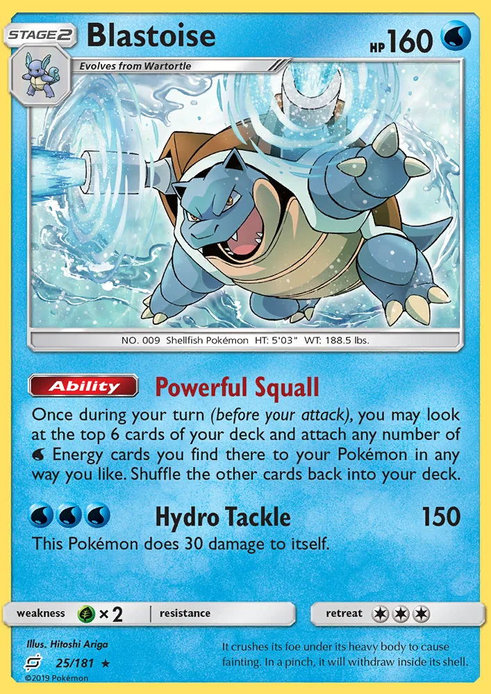 Blastoise · Team Up 25/181