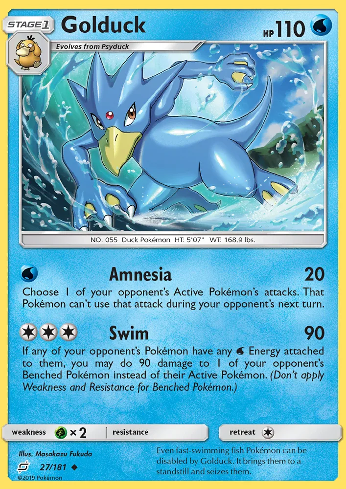 Golduck · Team Up 27/181
