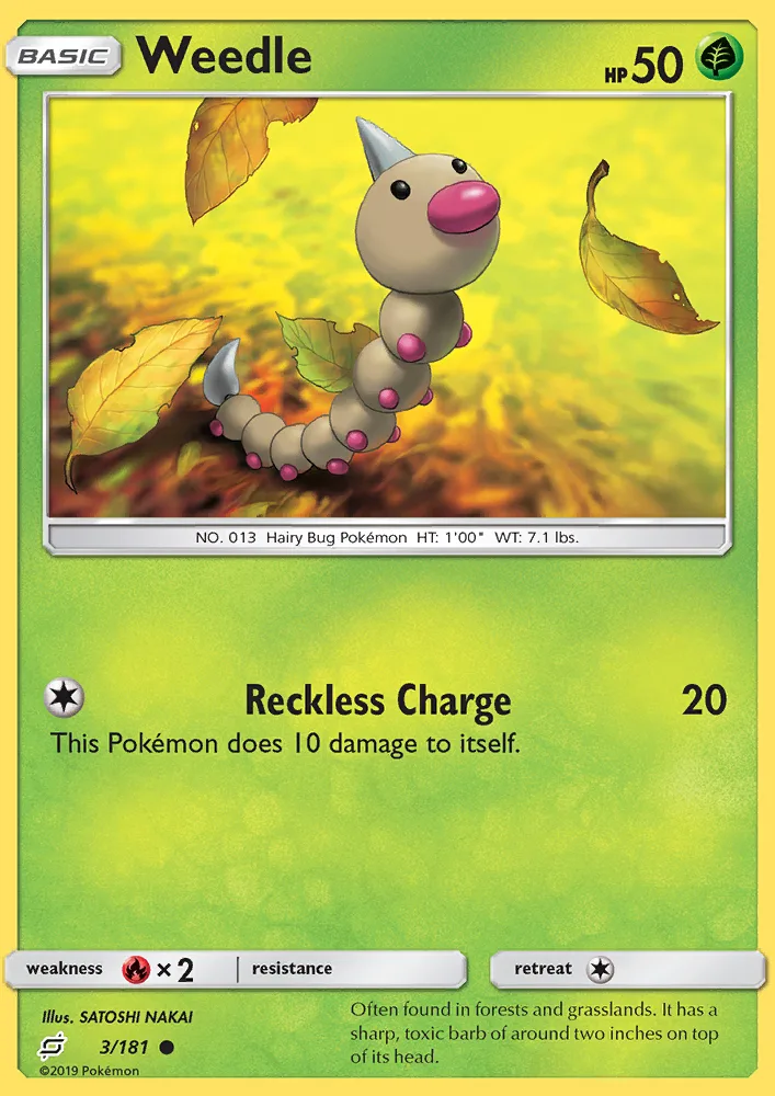 Weedle · Team Up 3/181