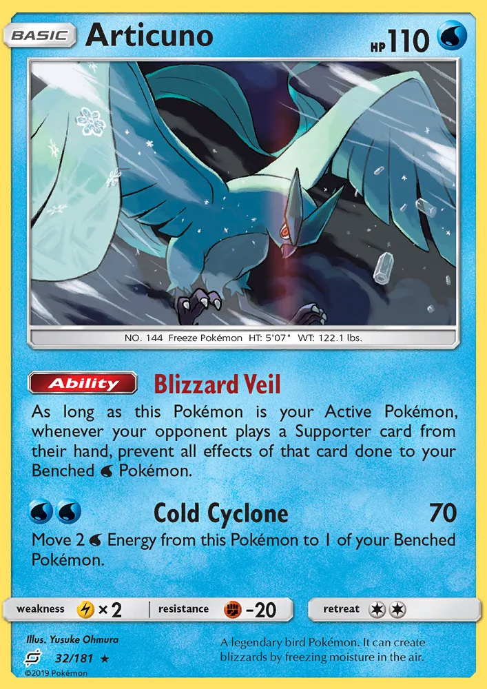 Articuno · Team Up 32/181