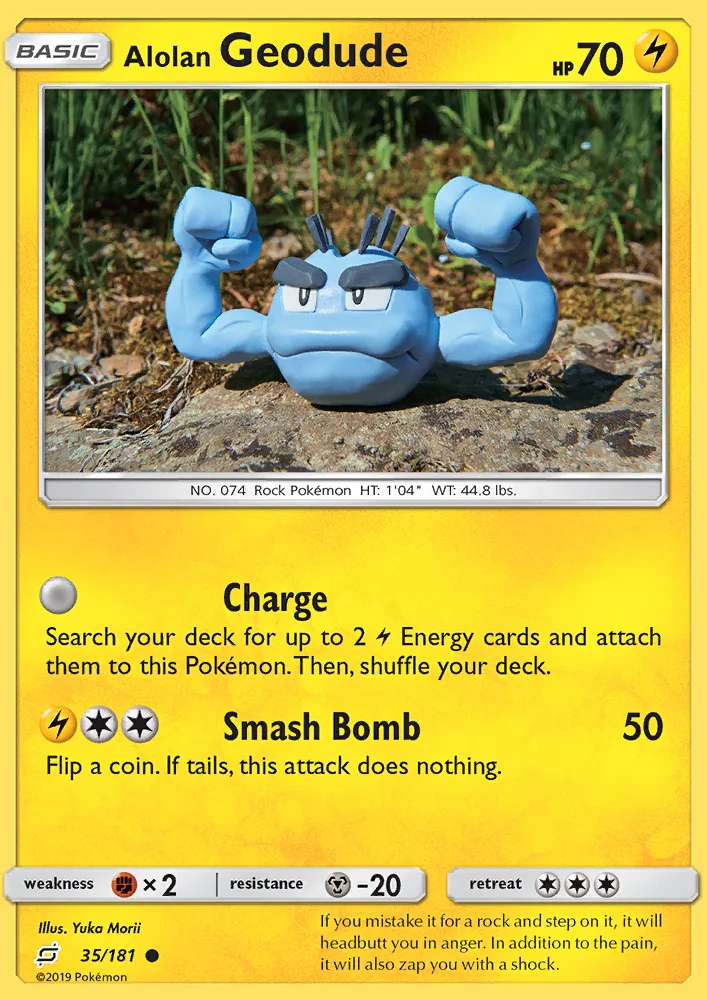 Alolan Geodude · Team Up 35/181