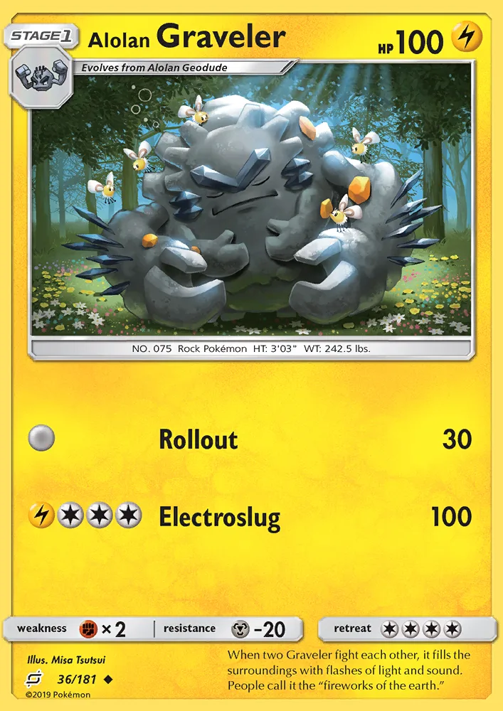 Alolan Graveler · Team Up 36/181