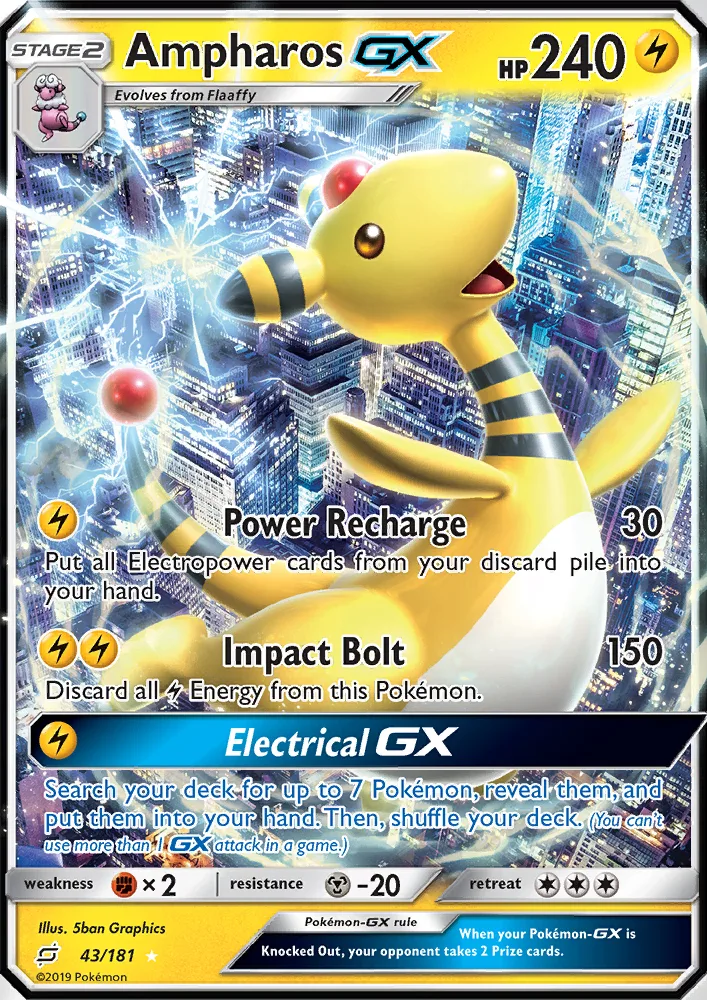 Ampharos GX · Team Up 43/181