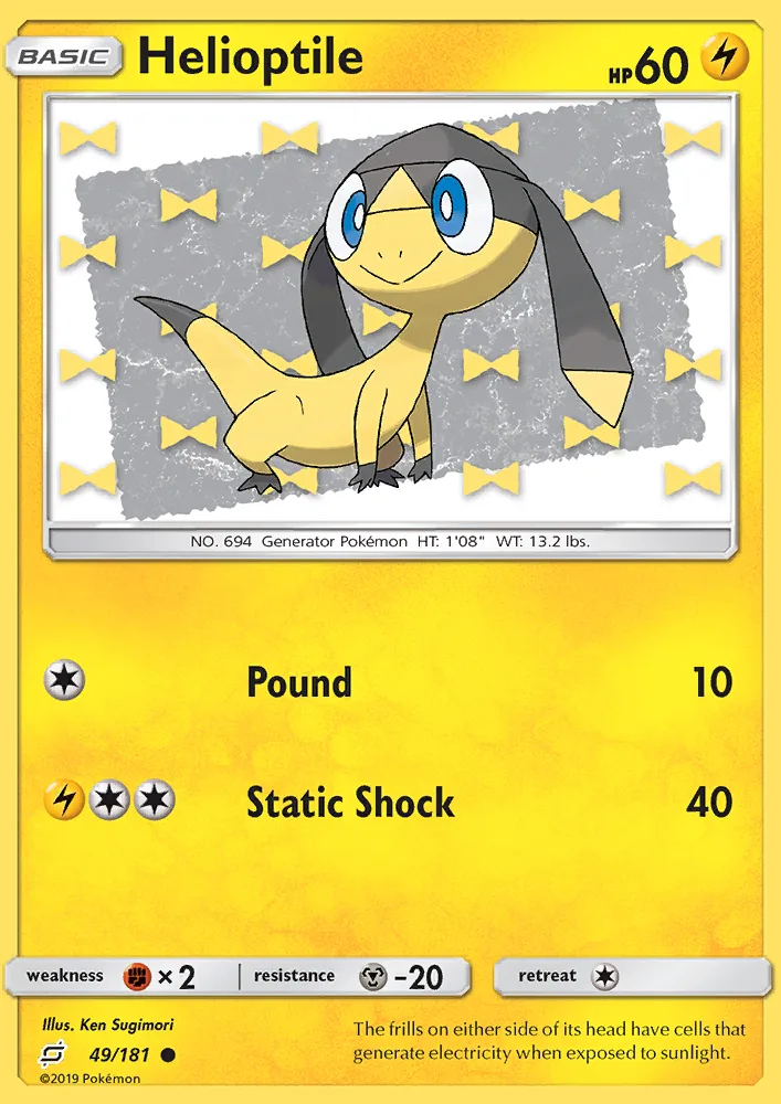 Helioptile · Team Up 49/181