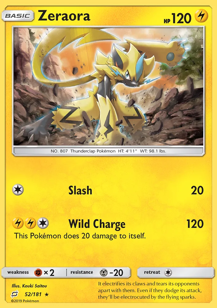 Zeraora · Team Up 52/181