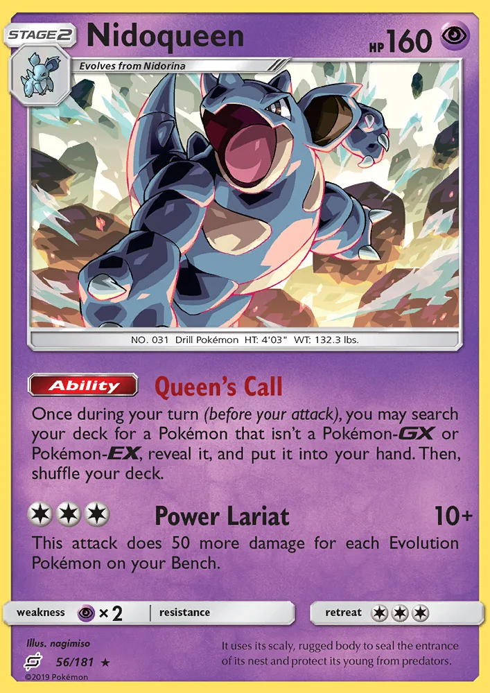 Nidoqueen · Team Up 56/181