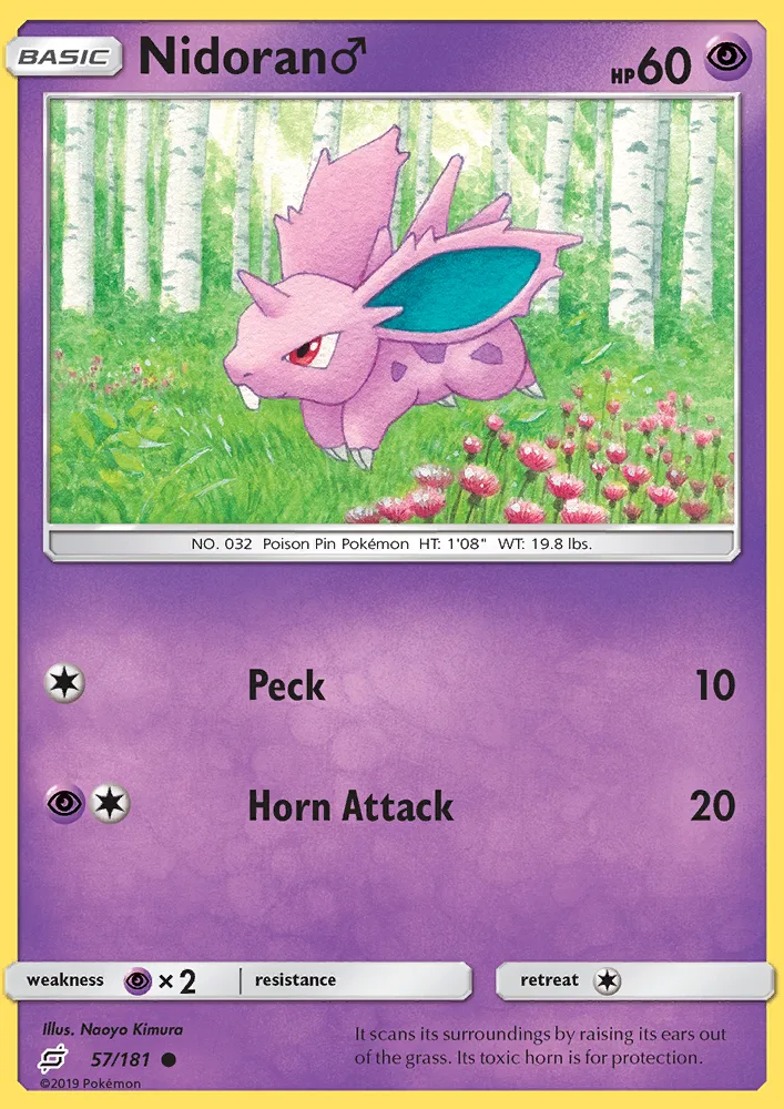 Nidoran♂ · Team Up 57/181