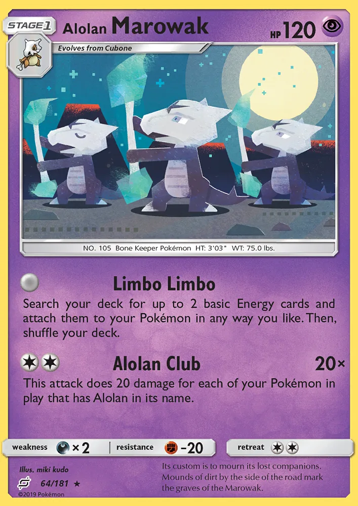 Alolan Marowak · Team Up 64/181