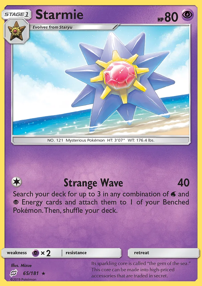 Starmie · Team Up 65/181