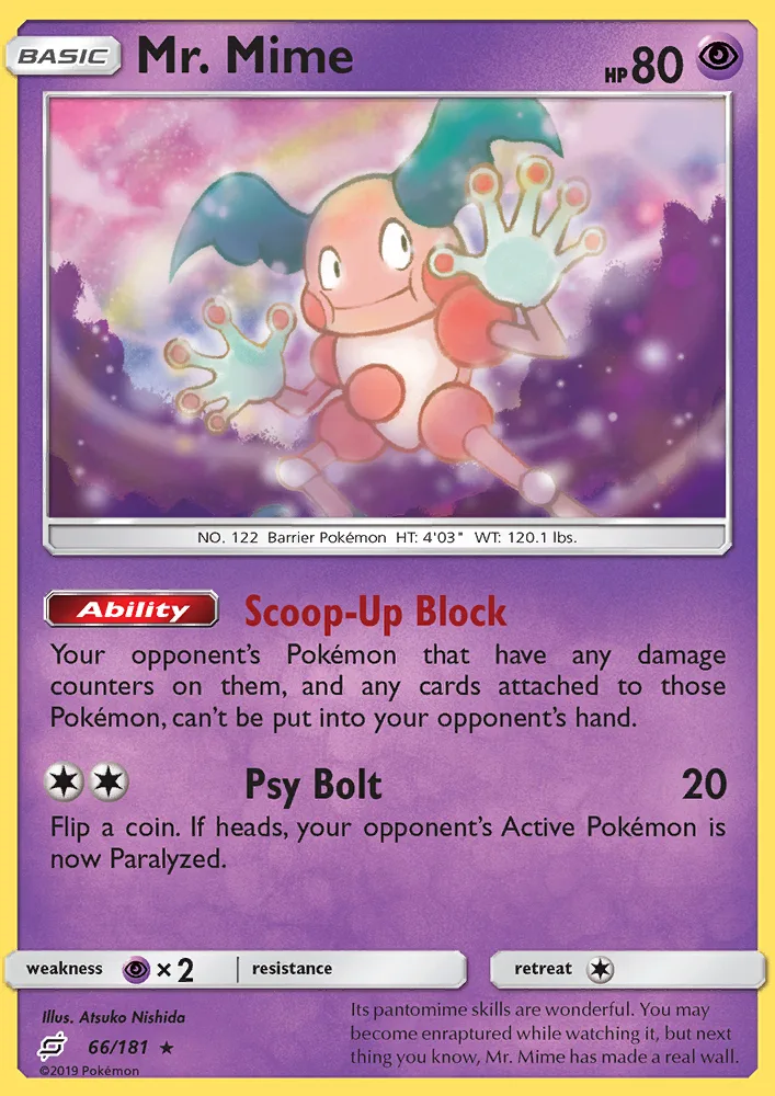 Mr. Mime · Team Up 66/181