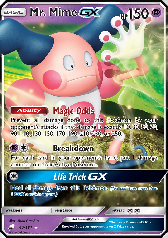 Mr. Mime GX · Team Up 67/181