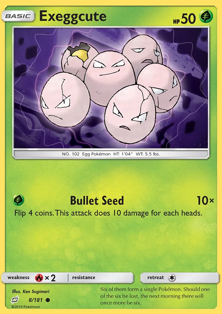 Exeggcute · Team Up 8/181