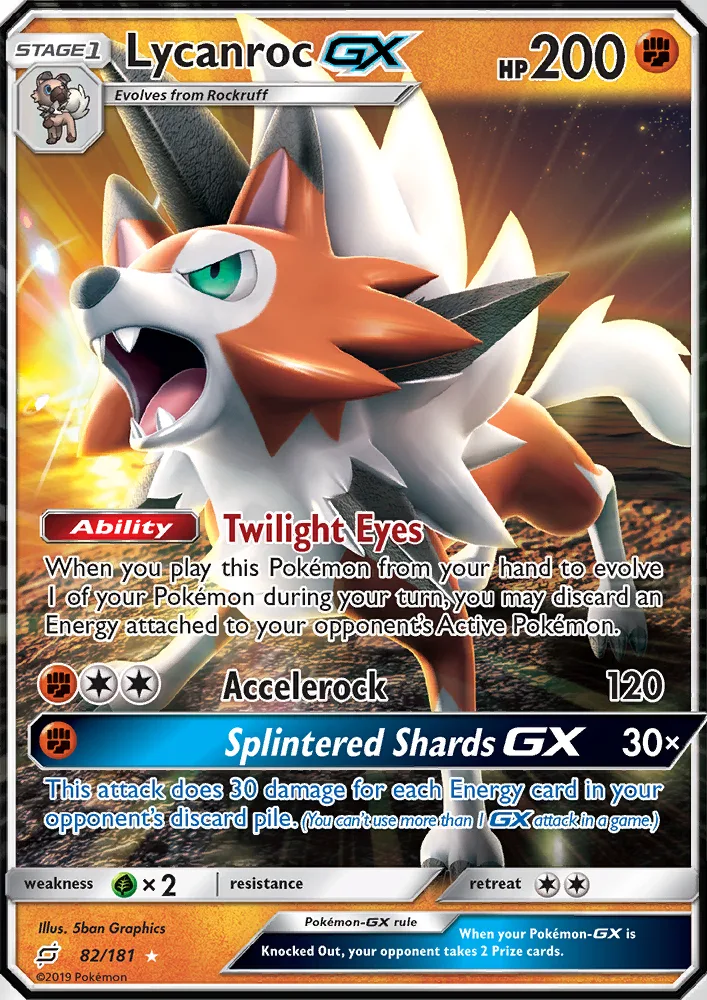 Lycanroc GX · Team Up 82/181