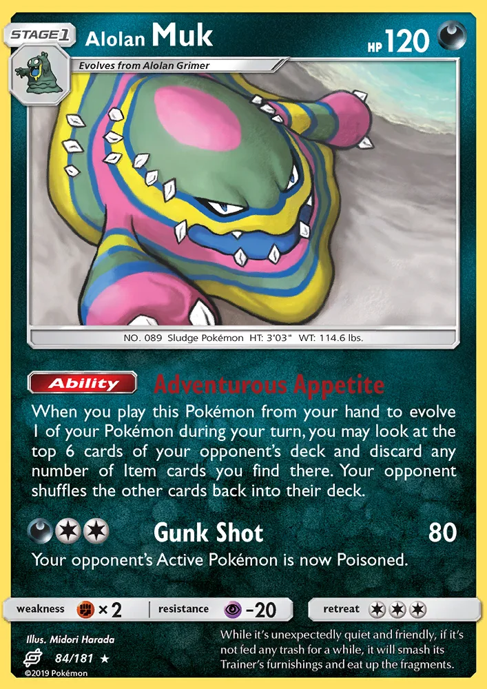Alolan Muk · Team Up 84/181
