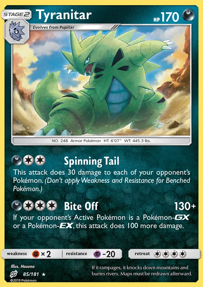 Tyranitar · Team Up 85/181
