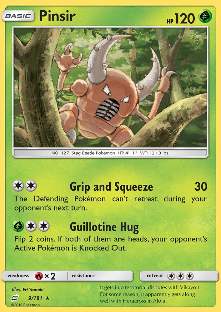 Pinsir · Team Up 9/181