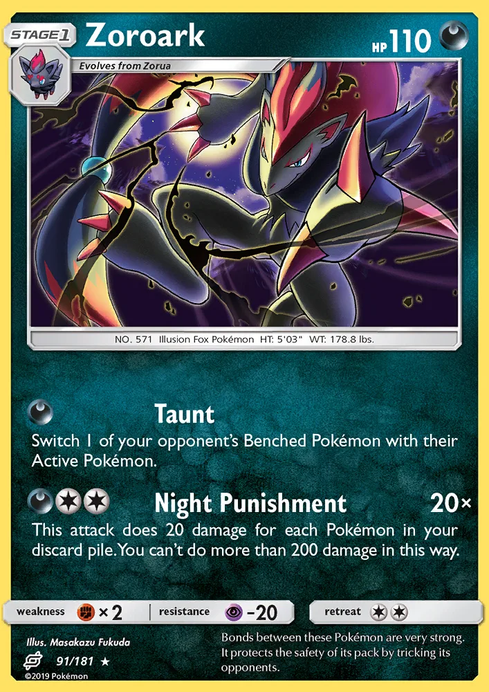 Zoroark · Team Up 91/181