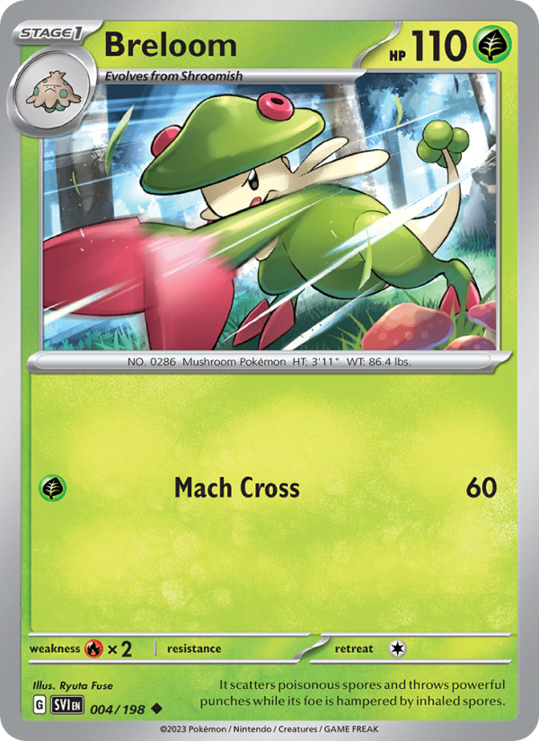 Breloom · Scarlet & Violet 004/198
