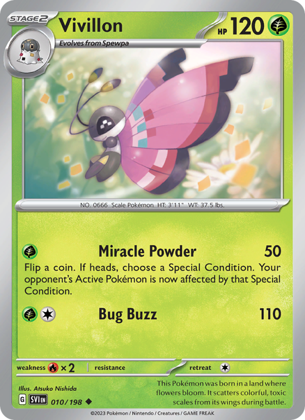 Vivillon · Scarlet & Violet 010/198