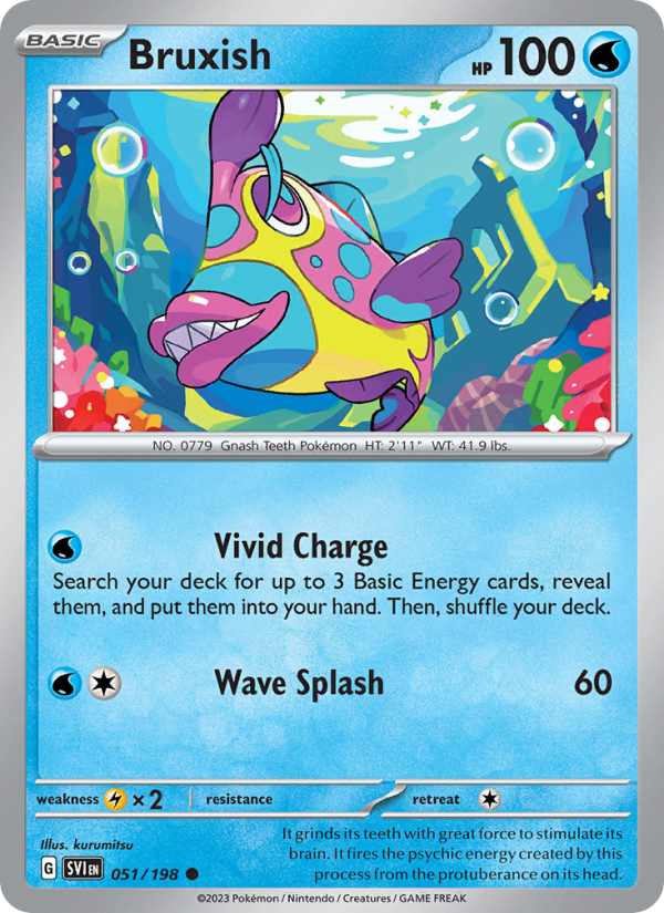 Bruxish · Scarlet & Violet 051/198