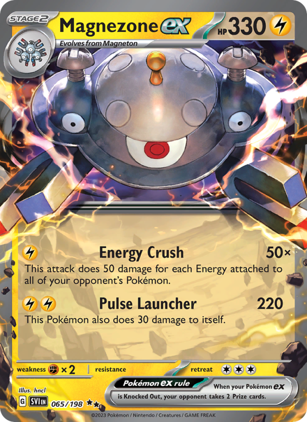 Magnezone ex · Scarlet & Violet 065/198