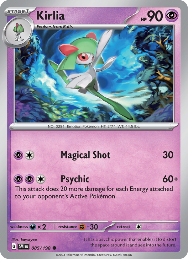 Kirlia · Scarlet & Violet 085/198