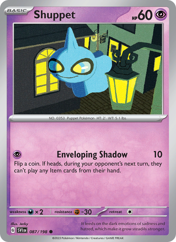 Shuppet · Scarlet & Violet 087/198