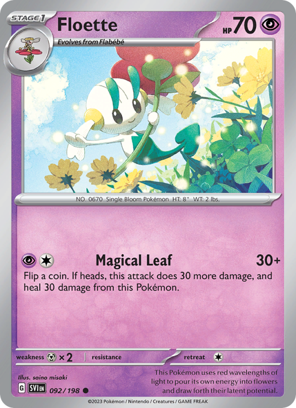 Floette · Scarlet & Violet 092/198
