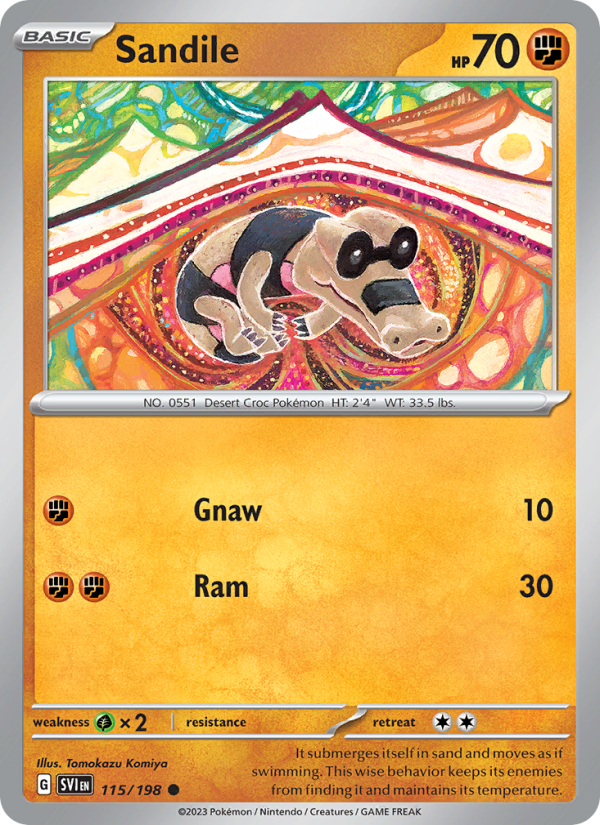 Sandile · Scarlet & Violet 115/198